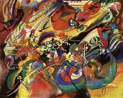 Vassily Kandinsky Study for composition fell oil painting